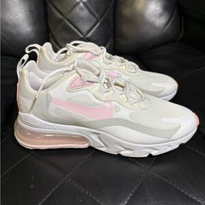 Nike Women's Pink and White Sneakers